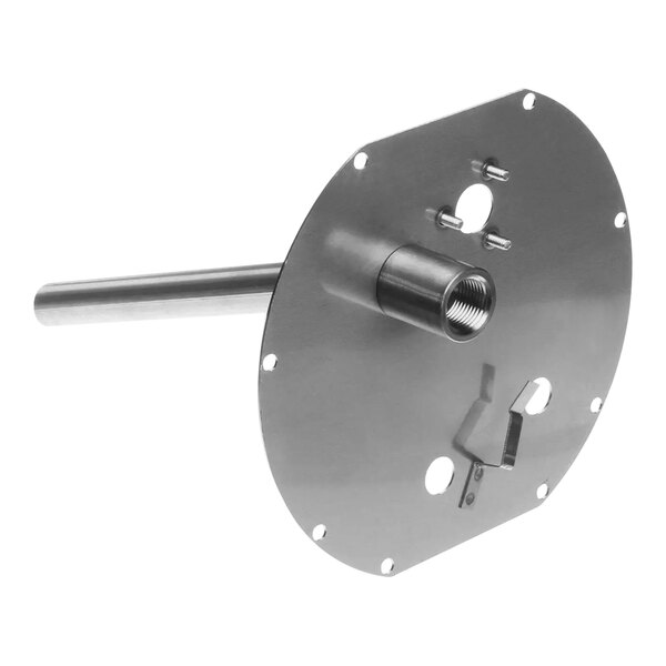 A metal Bunn Tank Lid Weldment with holes in it.