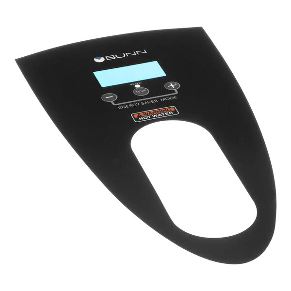 A black scale with a white screen and Bunn decal.