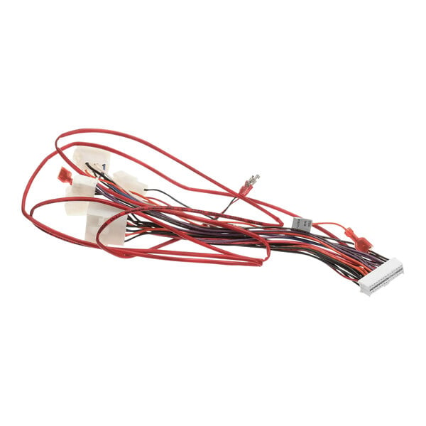 A wiring harness with red and black wires for a Frymaster fryer.