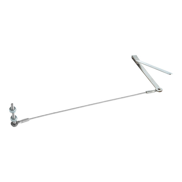 A long thin metal rod with a wire on the end.