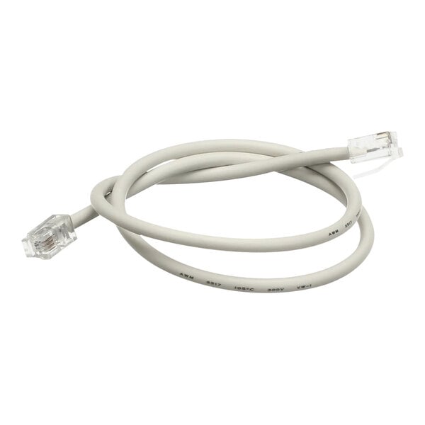 A white Frymaster cable with a white connector.