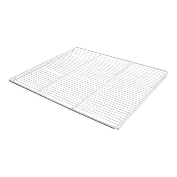 A white metal grid shelf for a Beverage-Air 403-310D on a white background.