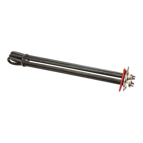 A CMA Dishmachines immersion heater with metal rods and red and silver screws.