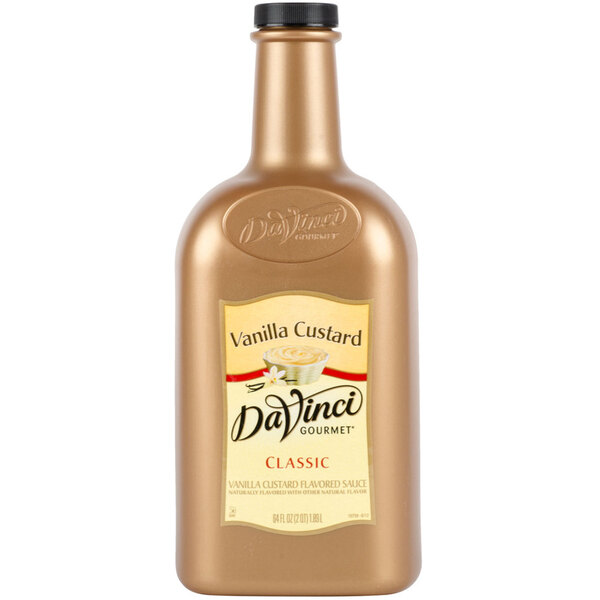 DaVinci Gourmet 64 fl. oz. Vanilla Custard Flavoring Sauce