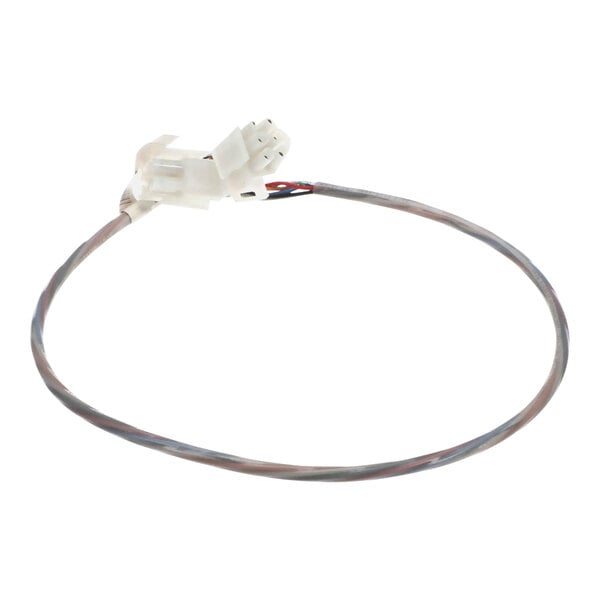 A white wire with a white connector.