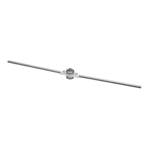 A stainless steel metal rod with a round ball bearing at the end.