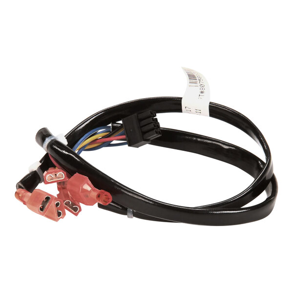 A black cable with red wires and a red connector, the Frymaster 8075813 Interface Harness.