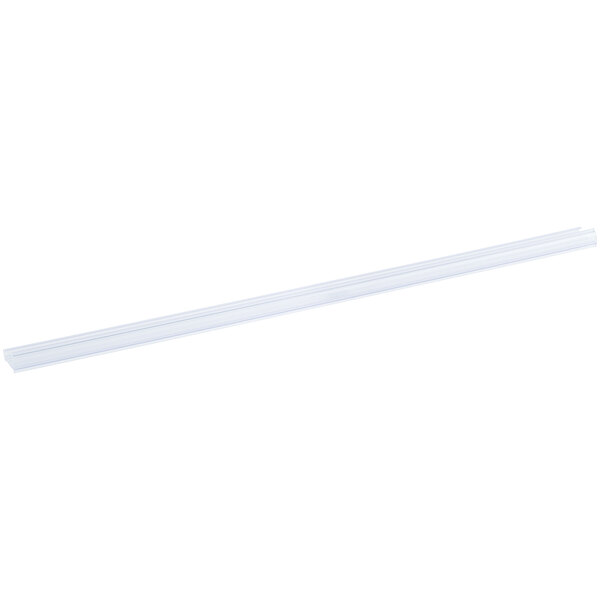 A long white plastic label holder.