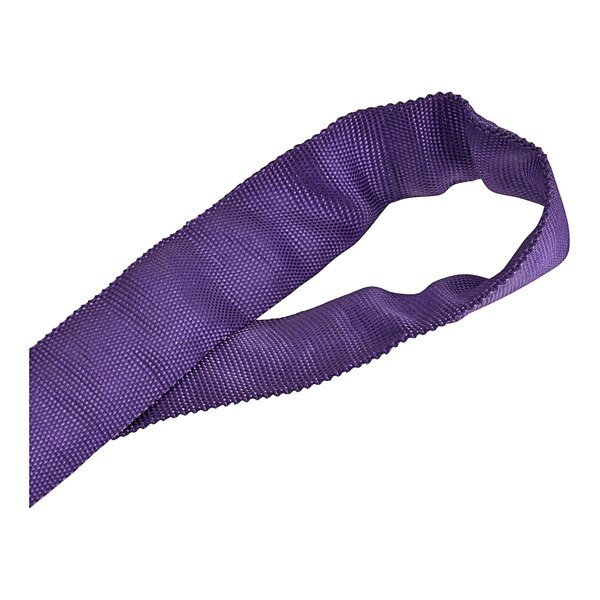 A purple Lift-All Tuflex polyester roundsling strap.