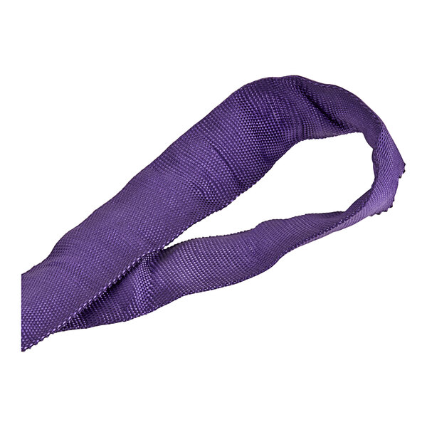A purple Lift-All Tuflex roundsling with white background.