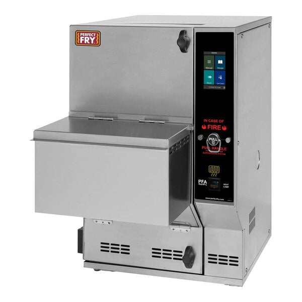 A Perfect Fry countertop deep fryer with a digital display.