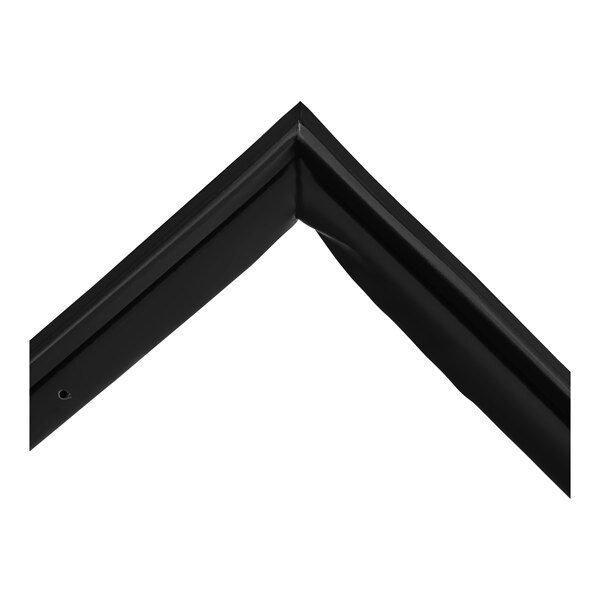 A close-up of a black Avantco UBB-378 door gasket.