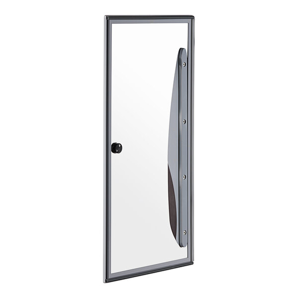 A sliding glass bottom lid for Avantco refrigeration equipment.