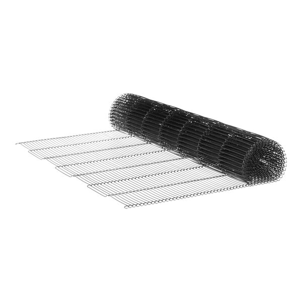 A roll of black plastic mesh.