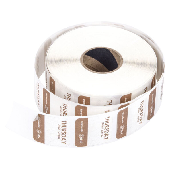 Wensday Stickers DayMark Dissolvable Day Labels - WEDNESDAY (Roll Of ...
