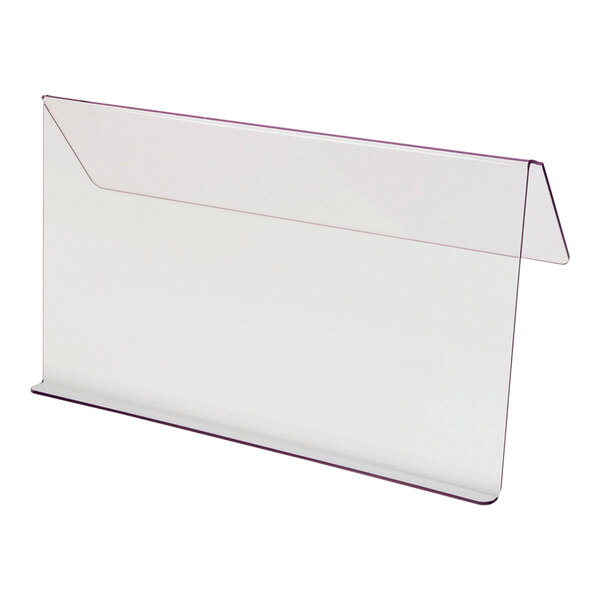 A clear acrylic holder for open face pedestal boards.