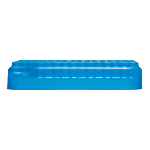 A blue rectangular air freshener refill for use with compatible dispensers.