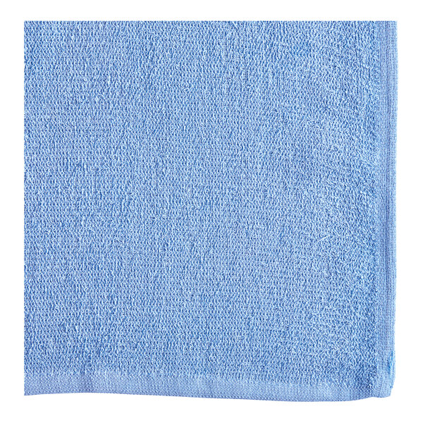 An Oxford light blue pool towel.