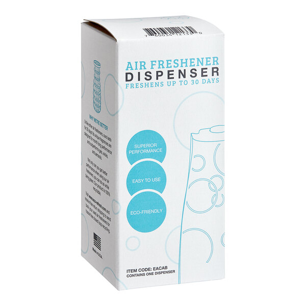 A white box with blue and white circles and black text. The blue and white circle has white text.