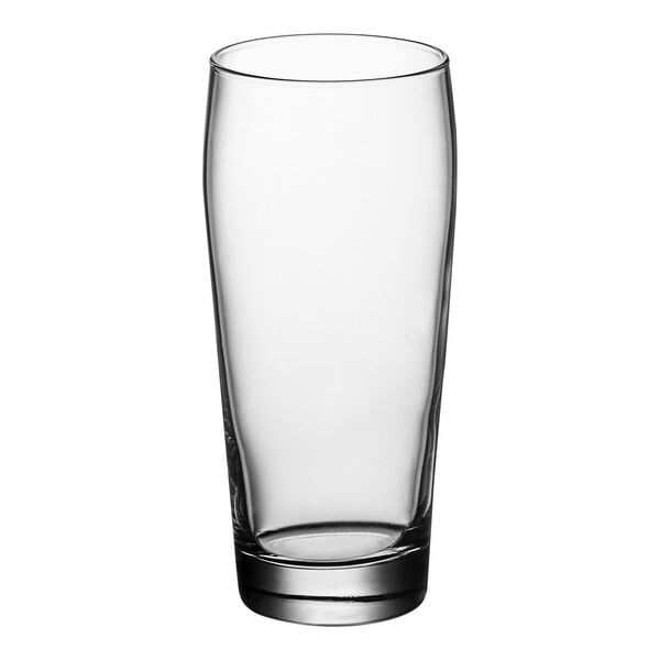 A clear Libbey pub glass.