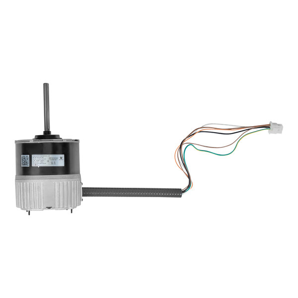 A Portacool motor assembly with wires and a wire harness.