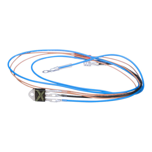 A blue and white Bunn Triac Assembly cable with a blue wire and several wires attached.