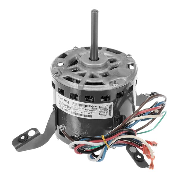 A Carrier HC43TQ113 blower motor with wires.