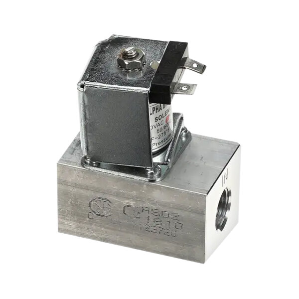 An American Range Solenoid Valve with a metal cover.