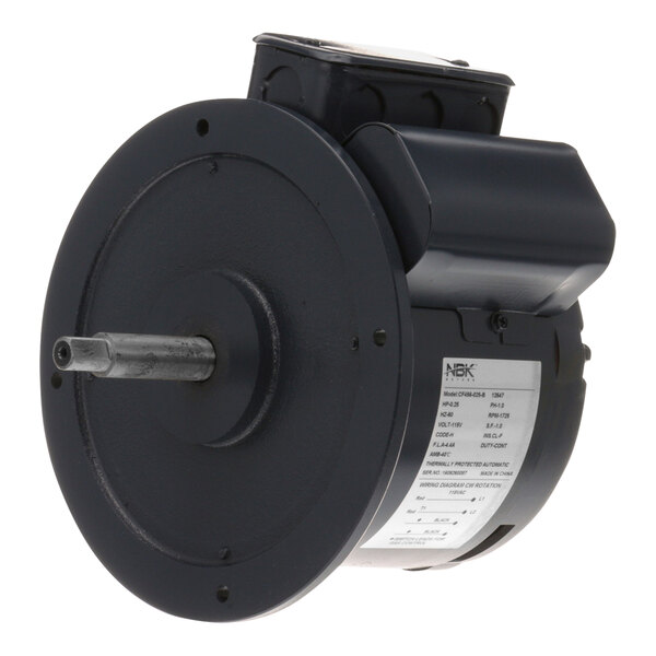 An AllPoints electric motor with a white label.