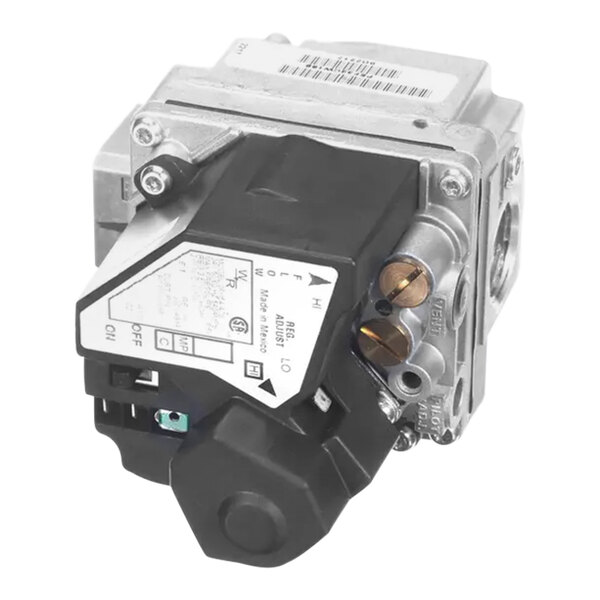 A Carrier gas valve with a white background.
