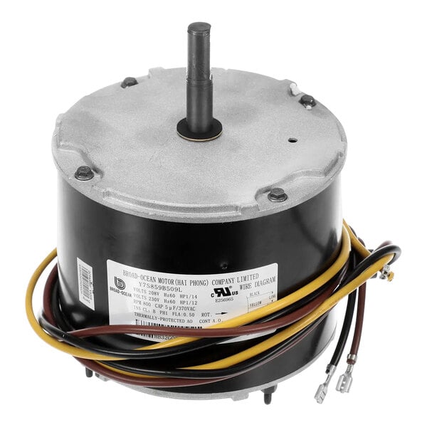 A Carrier HB32GQ230 electrical motor with wires.