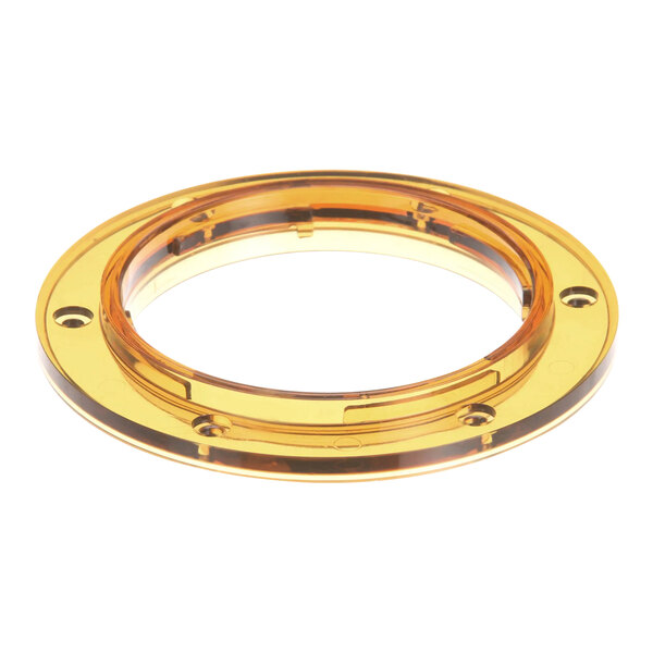 A round gold Bunn reservoir collar with holes in it.