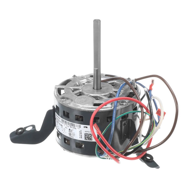 A Carrier HC37TQ113 blower motor with wires attached.
