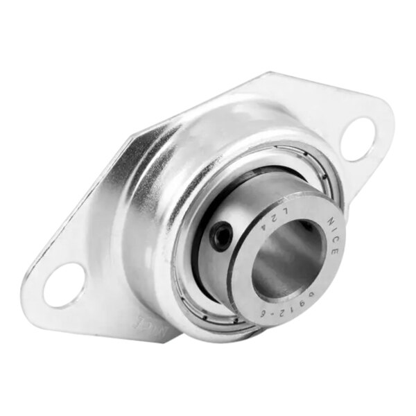 An American Range high heat metal bearing with a hole and two flanges.