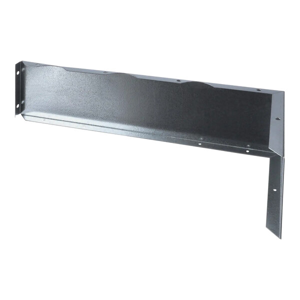 A black metal Carrier flue box with holes.