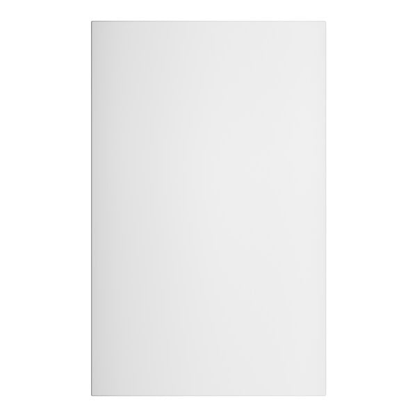 A white rectangular Lancaster Table & Seating outdoor table with a black border.