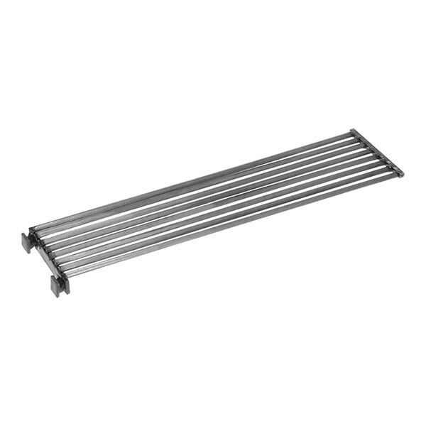 A stainless steel AllPoints meat grate with four metal bars.