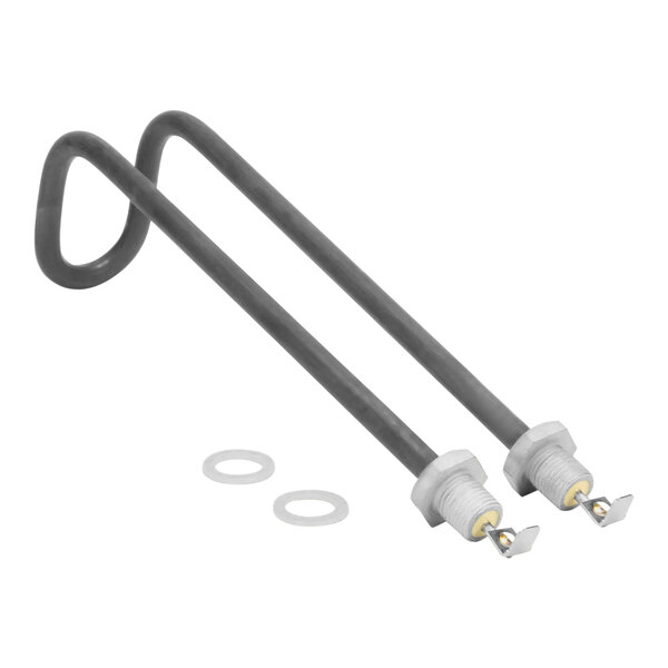 A Bunn 1000W tank heater heating element with plugs and fittings.