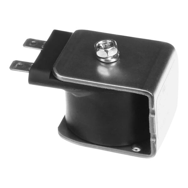 A small black and silver square Carrier 24V Solenoid Coil.