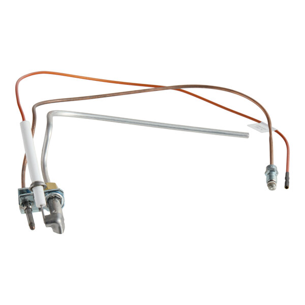 A pilot assembly for an American Range oven base, model A11197, designed for natural gas.