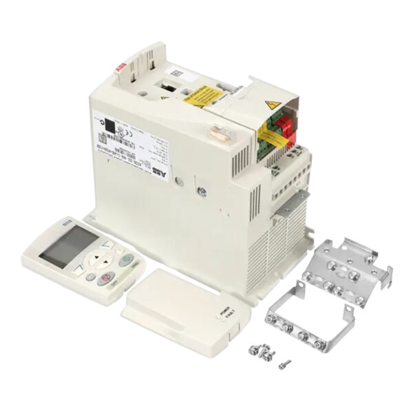 A Carrier HK30WA506 white electronic drive motor with a white label.