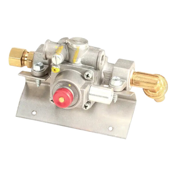 An American Range Ts11 Saftey Valve Assembly with a red button.