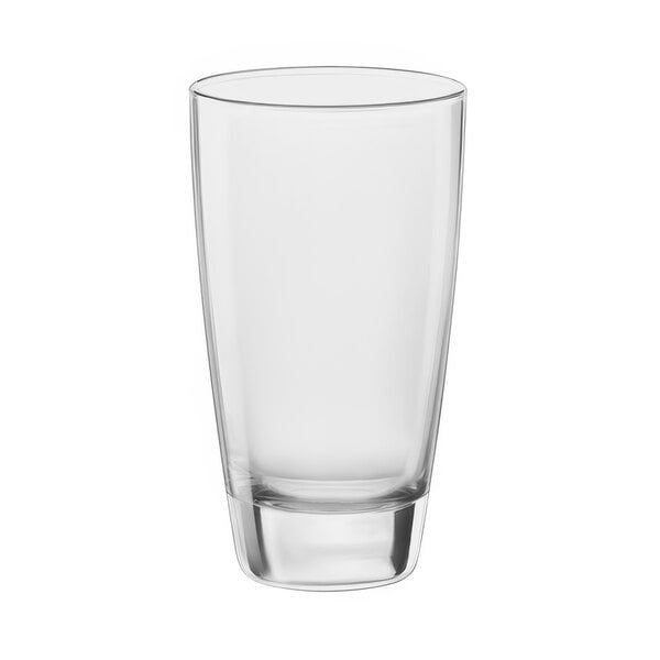 A clear Bormioli Rocco Manon cooler glass.