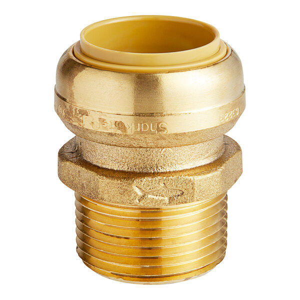 25 Pack 3/4" SharkBite Style Push-Fit X 3/4" MNPT Lead-Free Brass Male Threaded Adapters