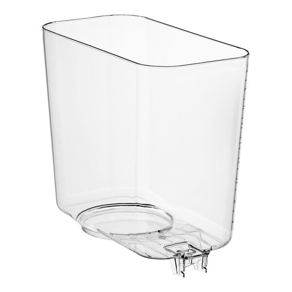 A clear plastic bowl with a clear lid.