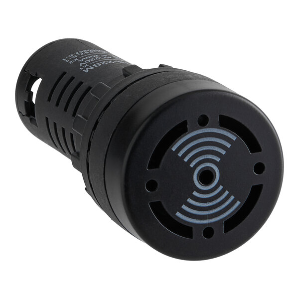 A black round buzzer for Cooking Performance Group rotisserie ovens.