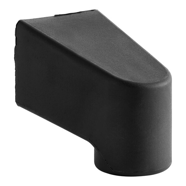 A black plastic corner piece for a Cooking Performance Group rotisserie oven handle.