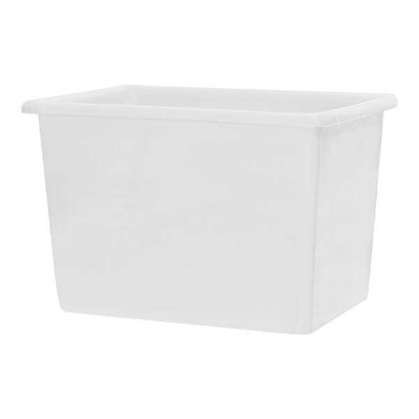 A white polyethylene Winholt tub.