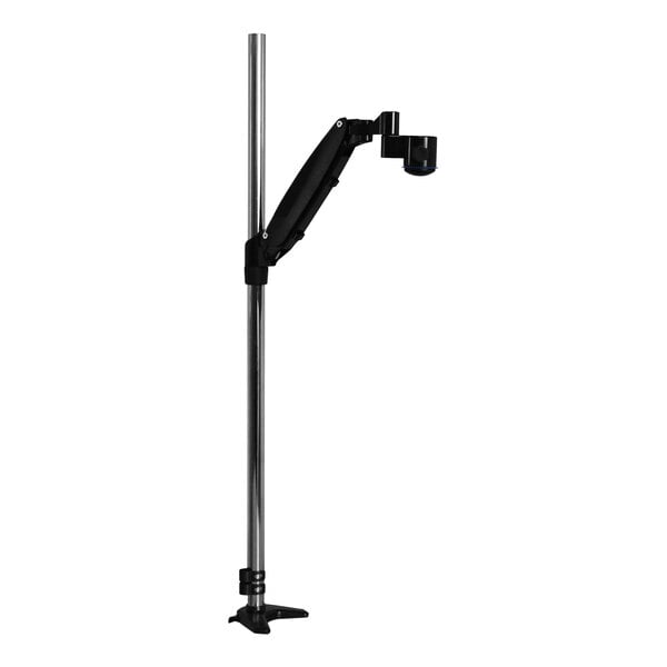 A black XPOWER table-mount arm on a white background.