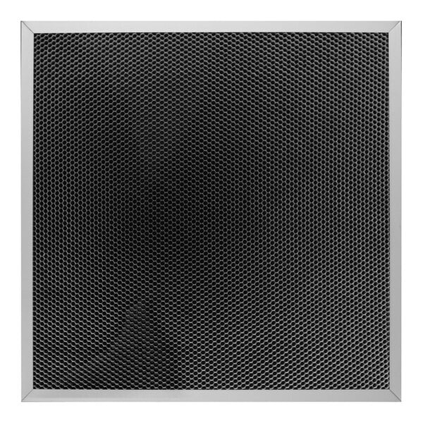 A close-up of the black grid on a white XPOWER TiO2 filter.